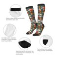 thumbnail image 3 of Honeii Alcohol Bottles Print Long Socks,Novelty Design Socks Gift for Men and Women,Crew Socks,Calf Socks, 3 of 6