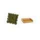 thumbnail image 5 of Reloj de pared cuadrado silencioso con cesta de frutas tejida, decoración, regalo, adorno colgante preciso para baño, cocina, estudio, plato de pan, a, 5 of 8