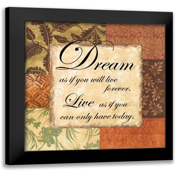 Gorham, Gregory 12x12 Black Modern Framed Museum Art Print Titled - Dream - special