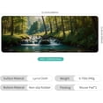 thumbnail image 2 of Thin Extended Gaming Mouse Pad （31.5 * 11.8 * 0.08 inch） with Stitched Edges Large, Long XXL Keyboard and Mouse pad Desk Mat for Gaming Office & Home - Forest, 2 of 5