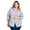 White, variant on Women's Plus Size Breanna Classic Poplin Shirt