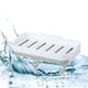 thumbnail image 5 of Jabonera de 2 uds, jabonera montada en la pared, jabonera para baño, cocina, blanco y morado, 5 of 7