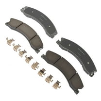 ACDelco Silver Ceramic Brake Pad Set, w/ Hardware Fits select: 2011-2019 CHEVROLET SILVERADO, 2011-2019 GMC SIERRA