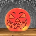 thumbnail image 2 of Stony Creek 7.00In Halloween  Pre-Lit Round Orb Sm, Glass, Jack-O-Lantern Hsh2261 Solid, 2 of 4