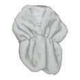 thumbnail image 1 of Women Winter Shawl Imitation Cape Jacket Wraps White One Size, 1 of 2