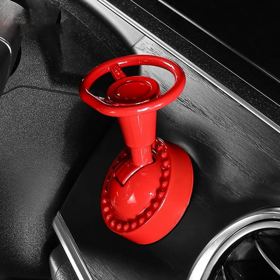 Car Joystick Starter, Car Push to Start Button Rocker, Car Engine Start Stop Button, Automotive One Touch Start Button, Car Joystick Push Start Button Cover, Car to Start Joystick for Cars (Red)