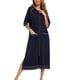 thumbnail image 3 of Pijamas de maternidad para mujeres pijamas de enfermería para mujeres pijamas con cremallera de dos bolsillos estilo casual suelto tela suave para la piel moda simple ANGGREK  Otros, 3 of 7