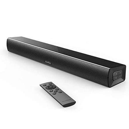 Soundcore Infini Mini Soundbar by Anker, 2.0 Channel, 21-Inch, Bluetooth Audio, Optical Input for TV, Music & Movie Sound Modes, Local & Remote Controls, for Living Room, Bedroom, and (Best Sound System For Dorm Room)