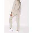 thumbnail image 4 of Solid Knitted Matching Two-piece Set Casual Long Sleeve Sweater & Pants Outfits Women's Clothing, 4 of 5