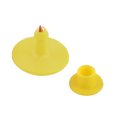 thumbnail image 2 of Ruiboury 100pcs Sheep Rabbit Ear Tag Identification Card Ear Sign Cattle Ears Markers Yellow, 2 of 6