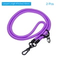 thumbnail image 2 of Unique Bargains Phone Lanyard with Lanyard Patch, Deep Purple, 2 Pack, 2 of 4
