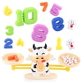 thumbnail image 2 of Equilibrio De Vaca, Juguetes Para Contar, Juegos De Matemáticas, Juego De Equilibrio, Aprendizaje Temprano, Peso, Niños, Juguetes De Inteligencia sonducket BA000994-00, 2 of 6