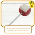 thumbnail image 3 of FONDOTIN 2Set Bass Drum Pedal Beater Felt Red for Practice Sessions, 3 of 8
