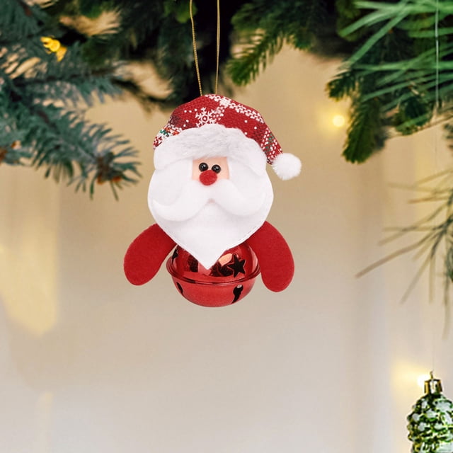 Fiudx Colgante de Papá Noel para Árbol de Navidad, Diseño de Muñeco de Nieve Hecho a Mano, Colores Vibrantes y Simbolismo Significativo, Decoración para Fiestas, Decoración Festiva para El Hogar, Tam