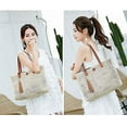 thumbnail image 6 of LinYooLi Fashion Handbags Women Woven Straw Bag Summer Beach Tote Purse, 6 of 6