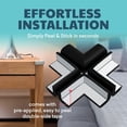 thumbnail image 2 of 4-Pack Soft Table Corner Guards, Pre-Taped Furniture Edge Protectors for Child Safety Home Use, 2 of 6