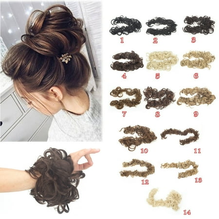 Florata Elegant Woman Donut Ponytail Synthetic Hair Clip In Big