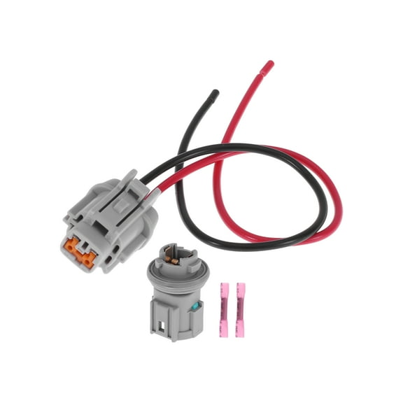 Marker Light Socket Wiring for Nissan 350Z 2003-2006 No.2625070F00 Lamp Bulb Pigtail Connector Harness Pre-Wired Plug Heat Shrink Tubing