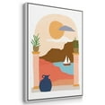thumbnail image 3 of Paper Scene I - Framed Premium Gallery Wrapped Canvas L Frame 3 Piece Set - Ready to Hang, 3 of 9