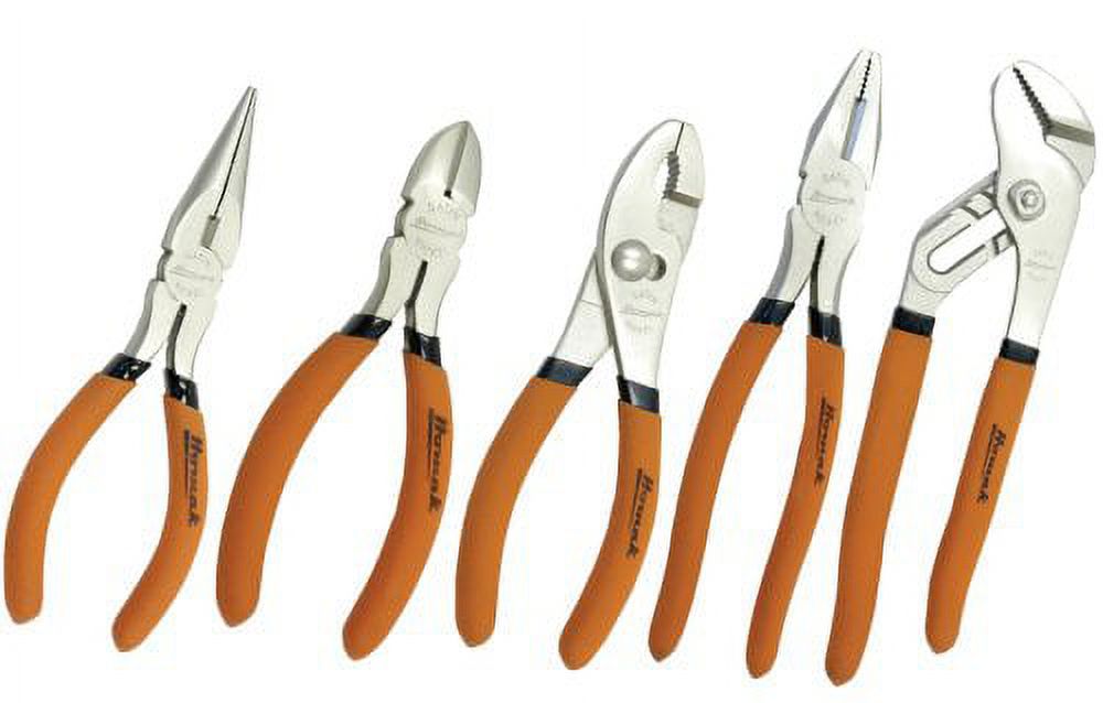 Homak HT06806005 5 Piece Pliers Set