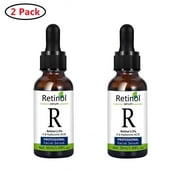 Face Serum with Hyaluronic Acid & Vitamin A-E, 2.5% Retinol Anti Wrinkle Facial Serum -Reduce Fine lines and Age Spots,2 Pack