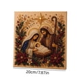 thumbnail image 6 of Religious Christmas Nativity Diamond Painting Kit Holy Family Pearl Bead Art Birth of Jesus 5D Resin Rhinestone Canvas Catholic Christian Wall Decor Spiritual Holiday Handmade Gift, 6 of 7