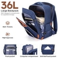 thumbnail image 3 of UKEIN Carry On Luggage 20 Inch Hardside Suitcase with YKK Zippers TSA Lock and Spinner Wheels Luggage Sets with Travel Backpack 3 Packing Cubes for Men Women, 3 of 8