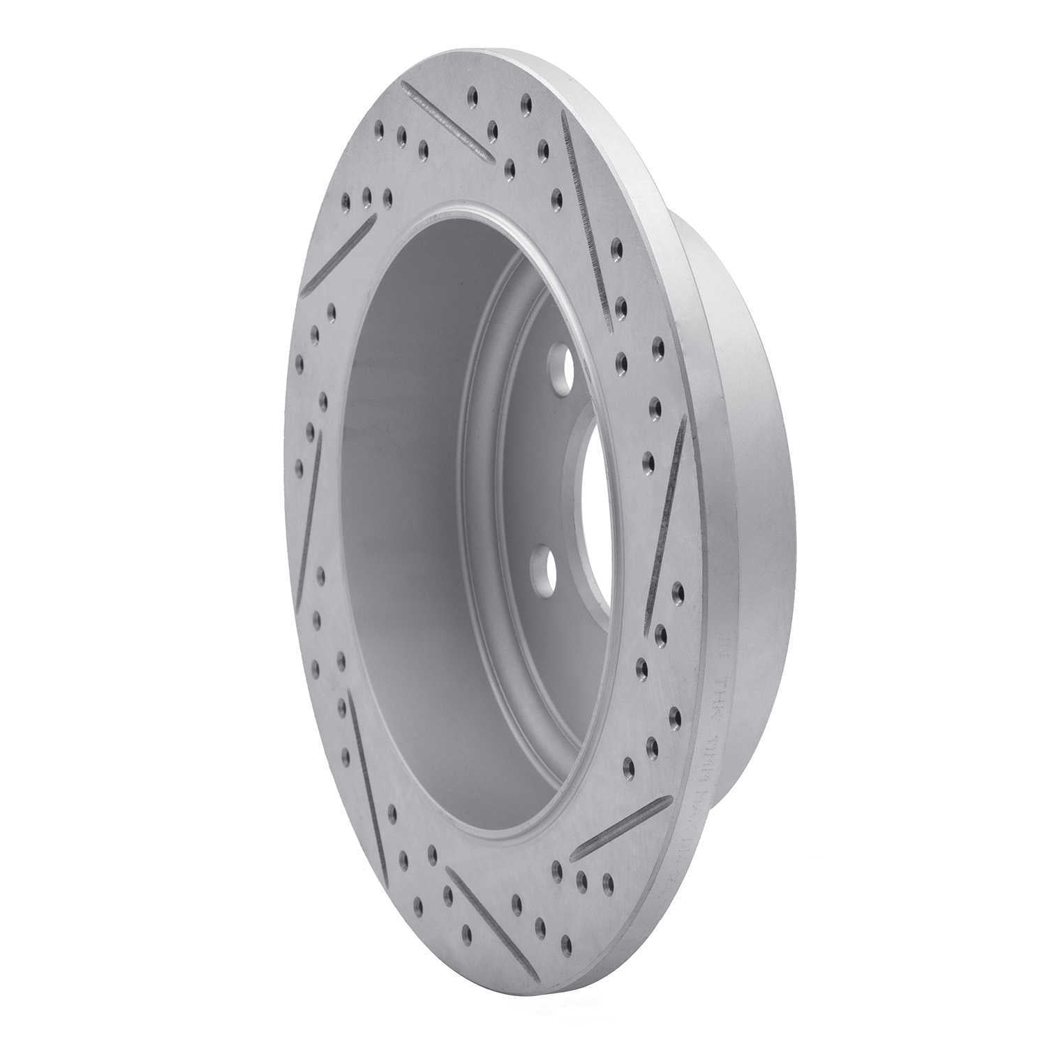 Dynamic Friction Company 830-42028L DFC Geoperformance Rotor - Drilled and Slotted