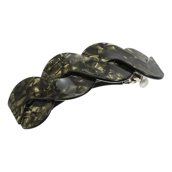 Hair Clips Barrettes for Women Elegant French Barrettes Retro Hair Accessories for Women Olive Green