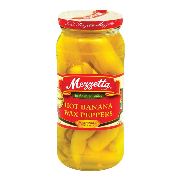 Mezzetta Hot Banana Wax Peppers - Walmart.com - Walmart.com