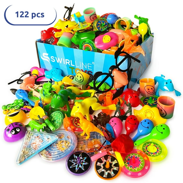 Party Favors Kids Pinata Filler 122 Pcs Carnival Prizes Toys Bulk