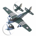 thumbnail image 4 of 1:48 escala Fighter Model Assembly Gift estar Verde Sunnimix Aeronave en miniatura, 4 of 4