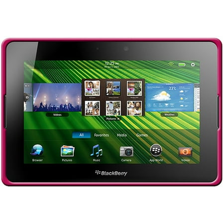 Blackberry Playbook 7 Inch BlackBerry PlayBook Case, Rugged Silicone Skin Jelly Slim Protective Heavy Duty Shockproof Case for BlackBerry PlayBook - Hot Pink ()