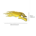 thumbnail image 3 of 2pcs Truck Motorcycle Helmet Scooter Car Sticker 3D Ghost Skull Head, 3 of 3