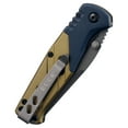 thumbnail image 6 of Buck Knives 0736GRXWM Trekker XLT Green/Black Folding Knife with Anodized Aluminum Handles and Pocket Clip, 3.125" Partially Serrated 7Cr17MoV blade, 6 of 9