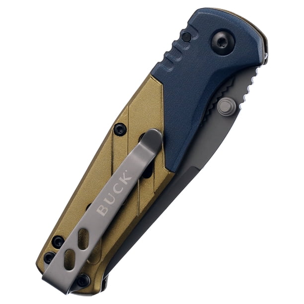 Buck Knives 0736GRXWM Trekker XLT Green/Black Folding Knife with