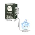 thumbnail image 2 of SDJMa Luminous Halloween Mini Positive Ghost Figurine, Glow in Dark Miniature Ghost Resin Statue with Positive Box for Halloween Basket Stuffer Home Office Table Decor, 1.1x0.9 inch, 1 Pc, 2 of 5