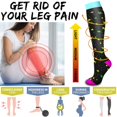 thumbnail image 2 of 8 Pairs Copper Compression Socks for Women & Men Circulation 15-20 mmhg - Better Blood Flow, Swelling, Best Support for Medical, Running, Nursing, 2 of 7