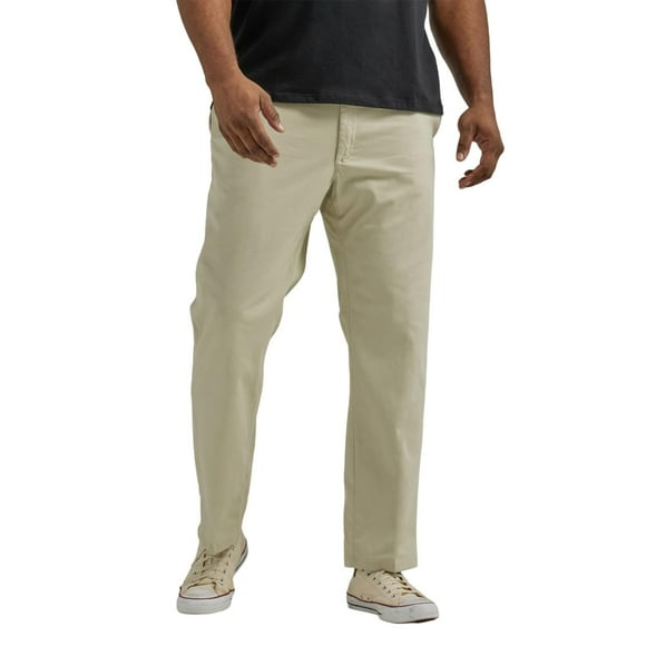 Pant Lee Extreme Motion para hombre, talla grande y alta, con parte delantera plana