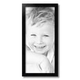 thumbnail image 2 of ArtToFrames 10" x 22" Satin Black Picture Frame, 10x22 inch Black Wood Poster Frame (WOM-1451), 2 of 8