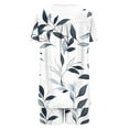 thumbnail image 5 of Viikei 2 Piece Lounge Sets for Women,Women Casual Round Neck Short Sleeve Blouse Fashion Pants Pajamas Suit White M, 5 of 6