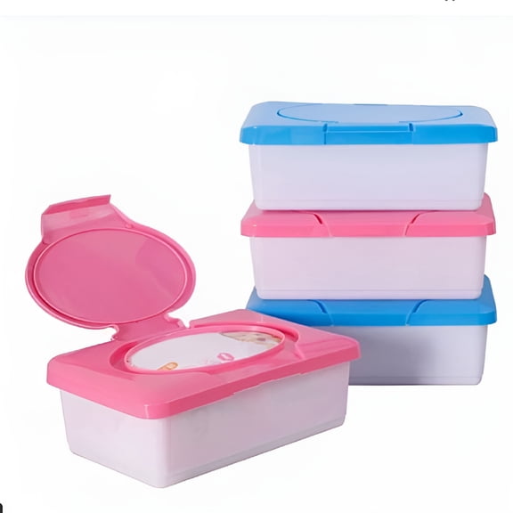 ACDANC Baby Wipes Holder Baby Wipes Storage Container With Lid For Travel And Home Use Refillable Baby Wipes Dispenser For Bathroom