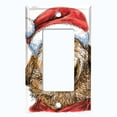 thumbnail image 5 of Metal Light Switch Plate Cover Cute Golden Retriever Santa Costume DOG049, 5 of 14