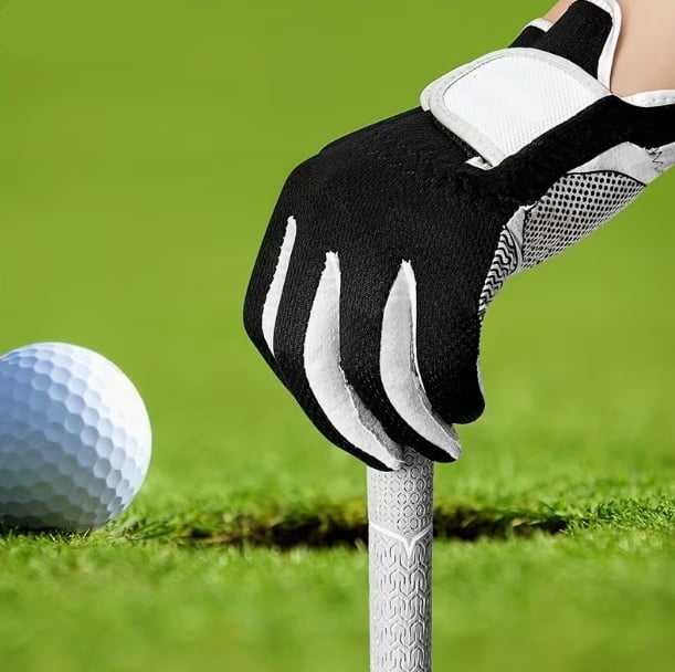 Men's Lightweight Breathable Left Hand Golf Glove - Classic Color Golf Accessories for All Weather Conditions