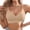 Beige, variant on Gkeoshab Sports Bras for Women Women's High Support Wireless Bra Comfort Bralette Breathable Beige L
