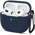 thumbnail image 1 of GFDYREE AirPods 3 Case, Protective Silicone Cover for AirPods 3rd Generation Case 2021, Wireless Charging - Dark Blue, 1 of 7