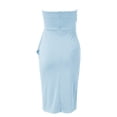 thumbnail image 5 of Elegant Summer Off Shoulder High Waist Tennis Bodycon Dress for Women Casual Style Feminine Fit Blue L, 5 of 5