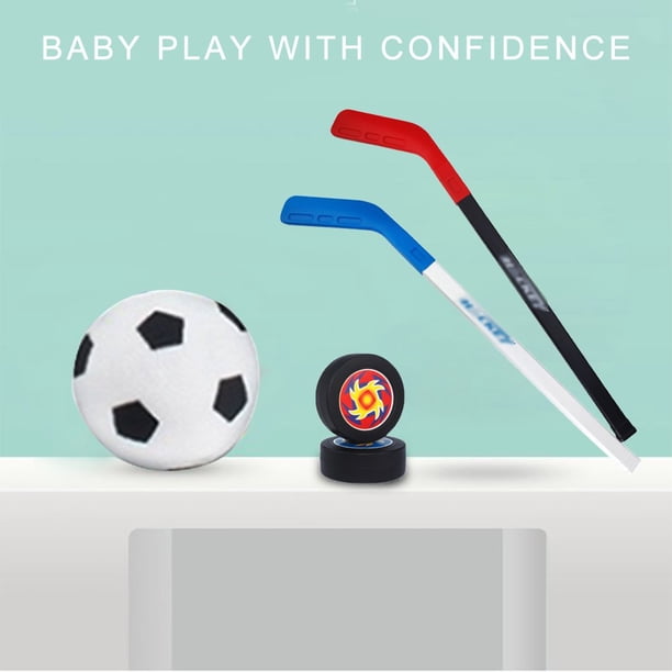 Bâtons de Hockey sur Glace pour – Kit de démarrage de Rue pour Jeunes – Kit d'entraînement de bâton et de Balle pour débutants | Équipement de Jeu de