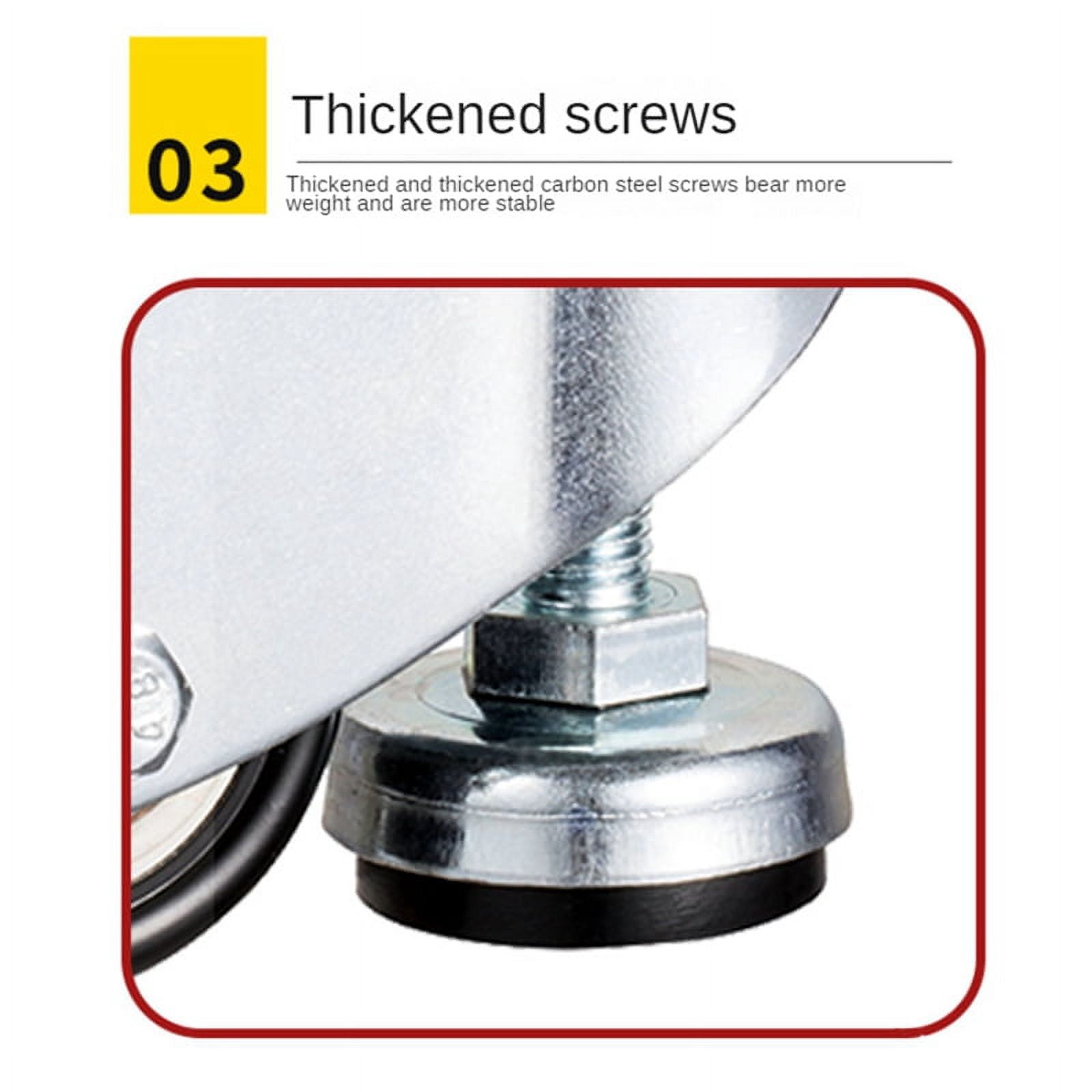 2 inch Leveling Plate Caster Wheels with Adjustable Anti-Vibration