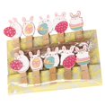thumbnail image 4 of 10x Clips de foto de conejo de Pascua de dibujos animados, Clips de sellado, Clips de clavija, adornos artesanales, soporte de foto de color para estilo A Sunnimix Clips de fotos de conejo de Pascua, 4 of 8